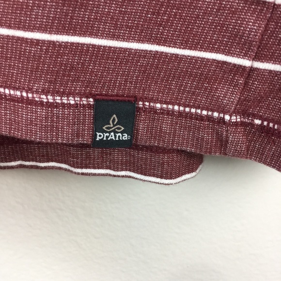 Prana Striped Long Sleeve Shirt SzM - Picture 4 of 5